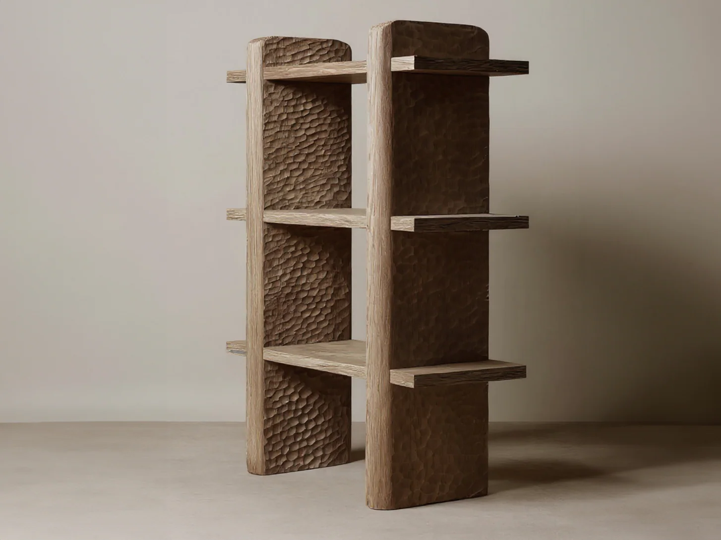 GALERIE NAINOA IKE BOOKSHELF 02 W47.25" x D15.75" x H63"