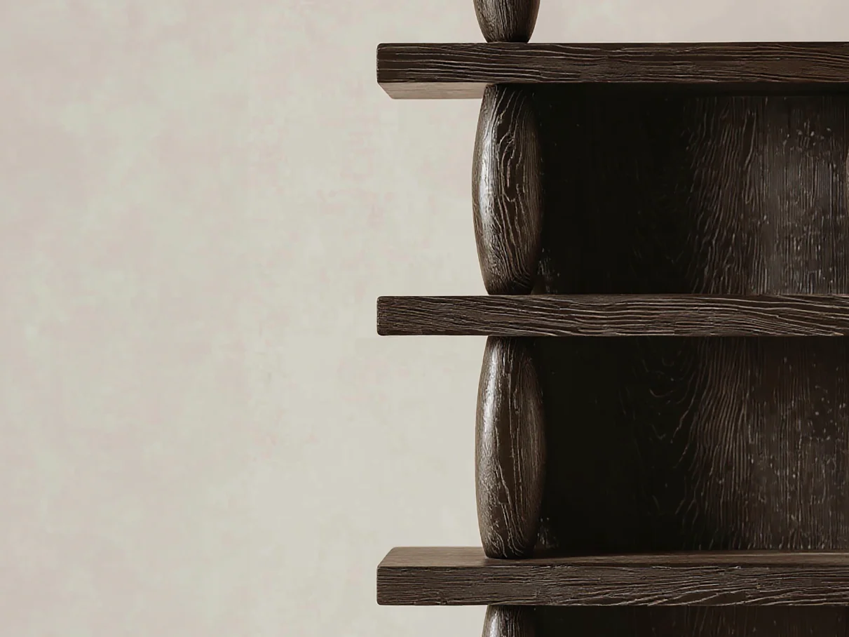 GALERIE NAINOA IKE BOOKSHELF 03 W48" x D15.75" x H47.25" - Image 3