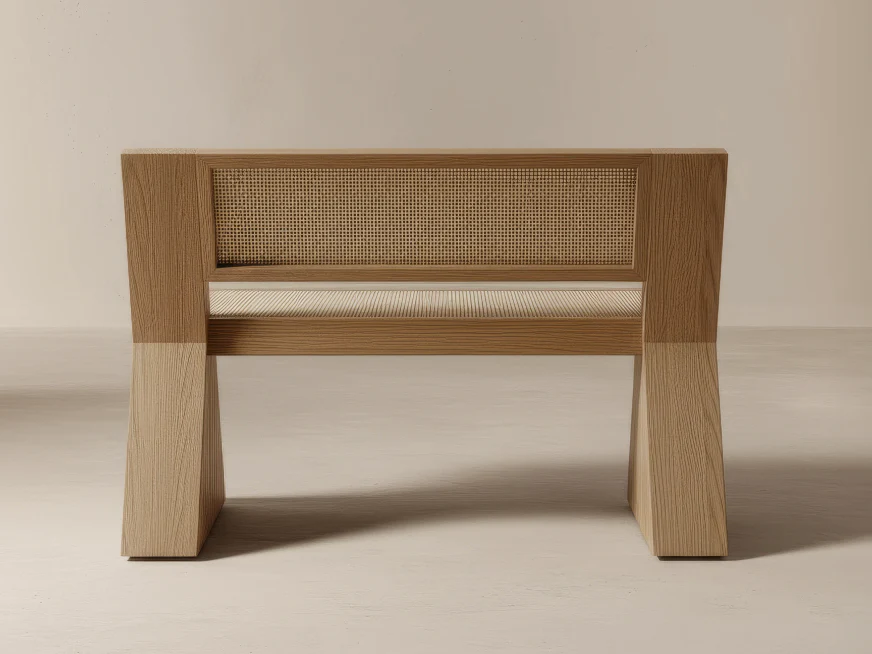 GALERIE NAINOA KEANU BENCH 02 W50" x D22" x H30.5" x SH17.75" - Image 2