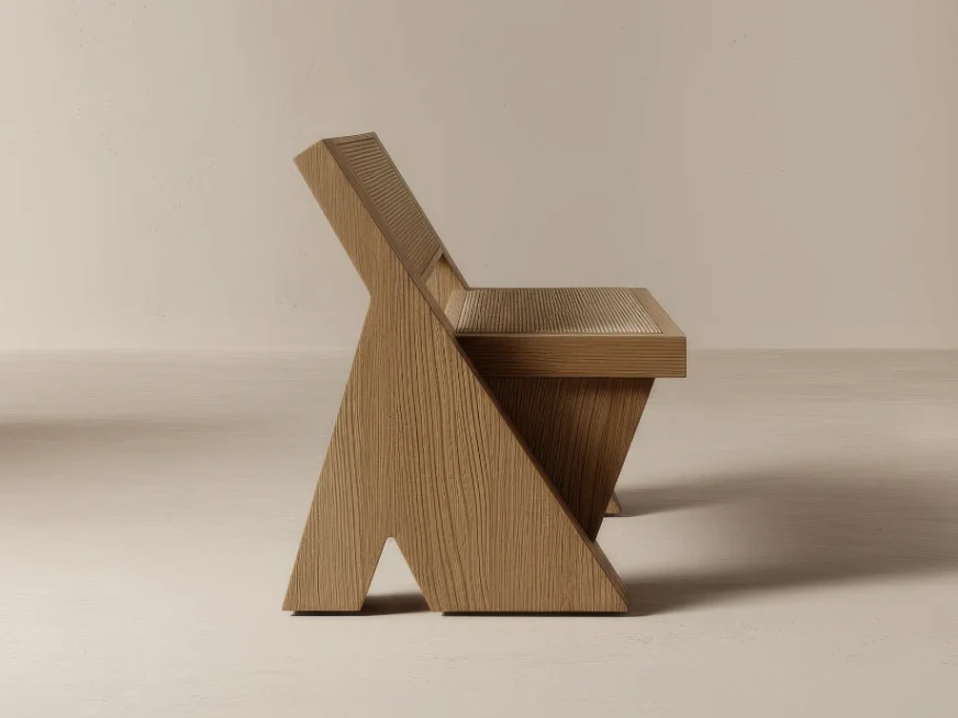 GALERIE NAINOA KEANU BENCH 02 W50" x D22" x H30.5" x SH17.75" - Image 4