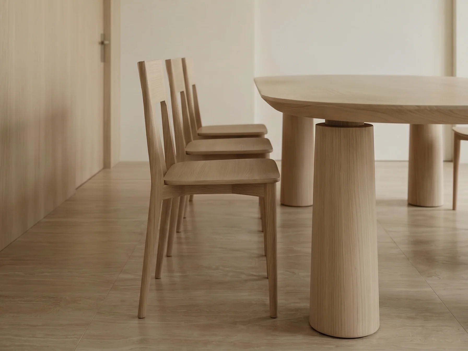 GALERIE NAINOA KEANU DINING TABLE 02 W90.75" x D42" x H30" - Image 6