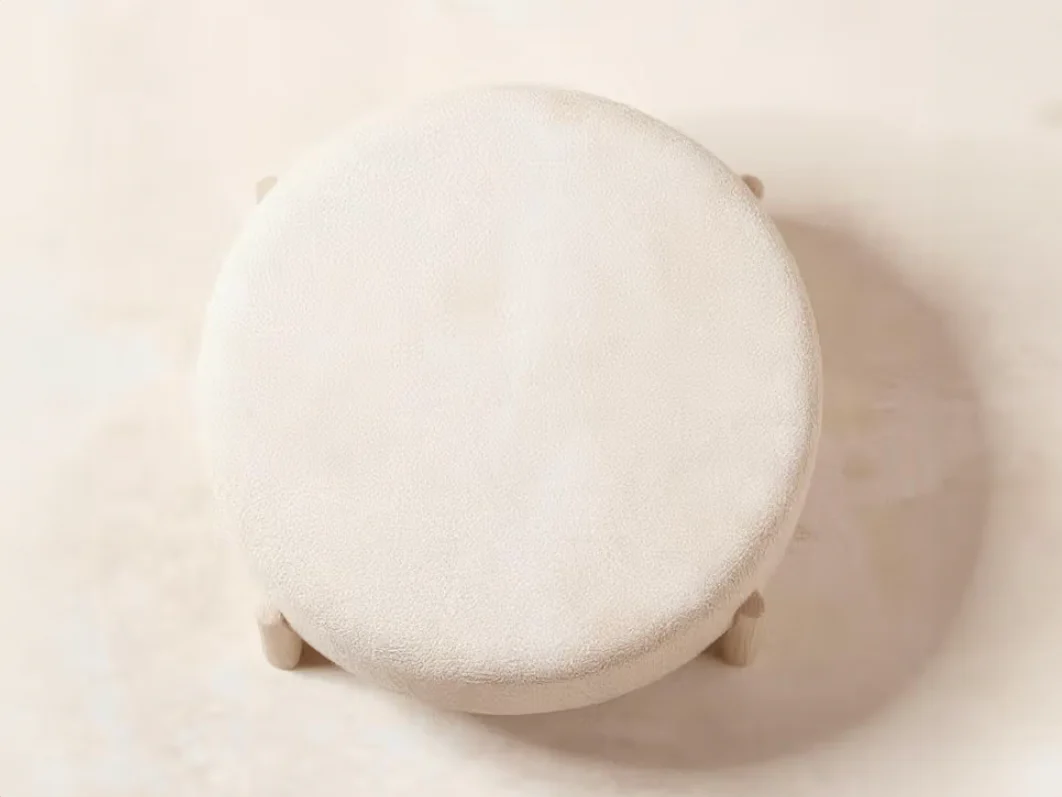GALERIE NAINOA KEANU POUF 01 Ø28.5" x H17.25" - Image 2