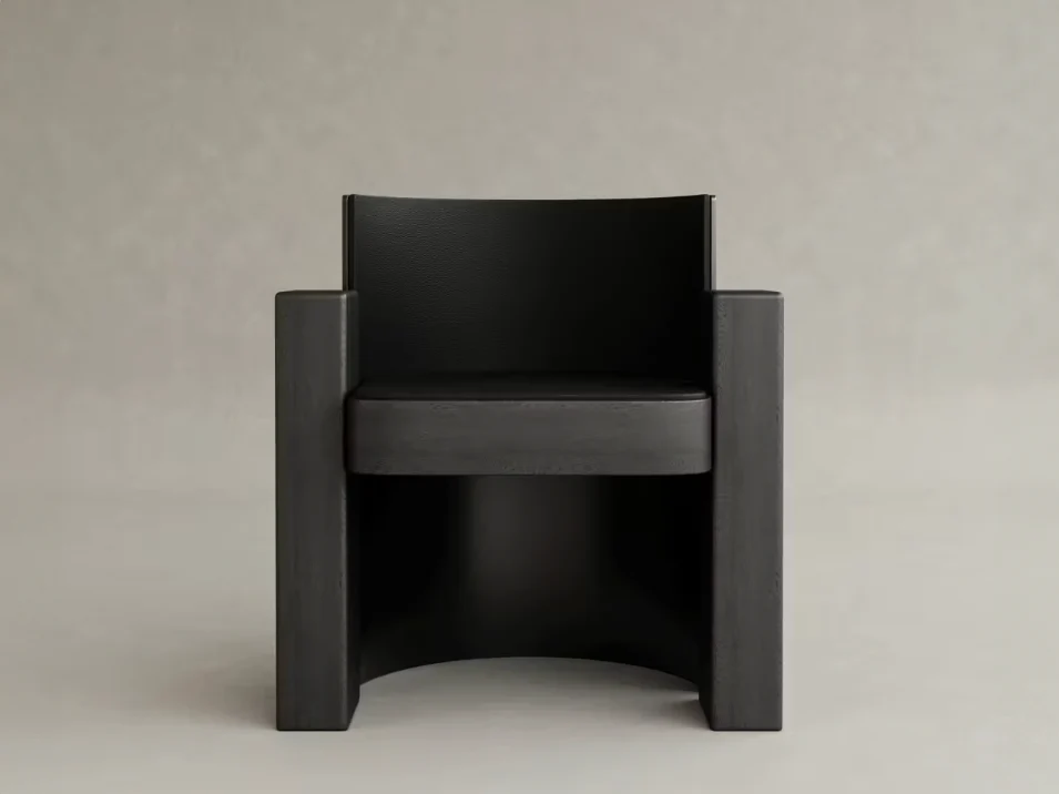 GALERIE NAINOA LIRA ARMCHAIR 01 W27.5" x D20.5" x H30" x SH19"
