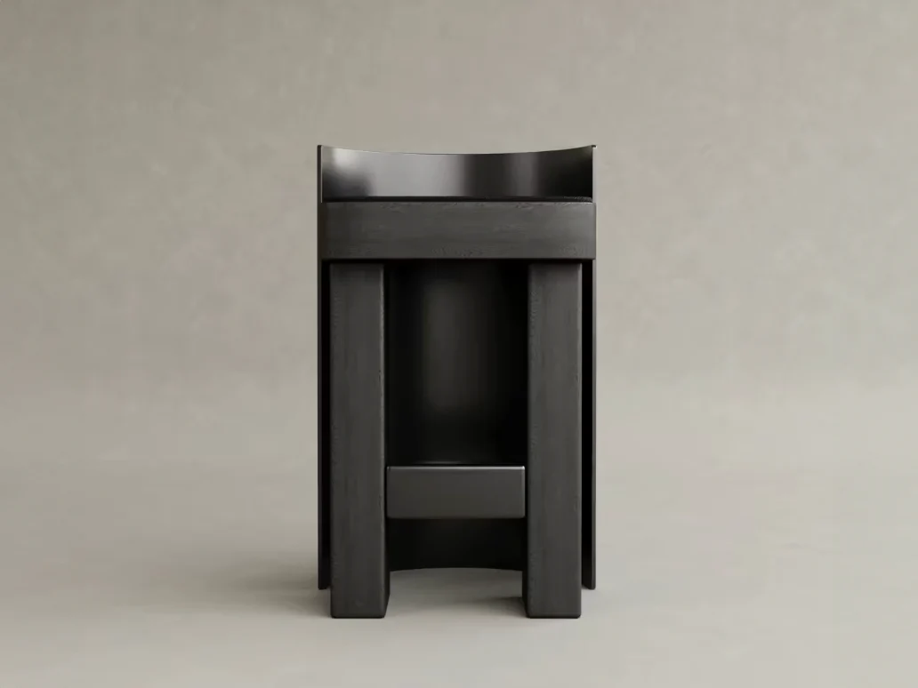 GALERIE NAINOA LIRA BARSTOOL 01 W21.75" x D20" x H34.75" x SH29.5"
