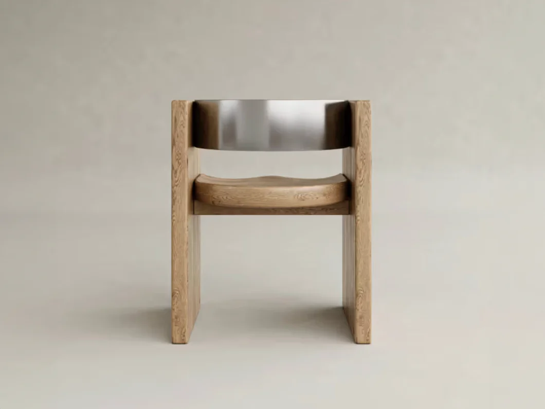 GALERIE NAINOA LIRA CHAIR 01 W23.75" x D18.25" x H28.75" x SH17.75" - Image 2