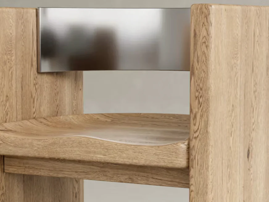 GALERIE NAINOA LIRA CHAIR 01 W23.75" x D18.25" x H28.75" x SH17.75" - Image 3