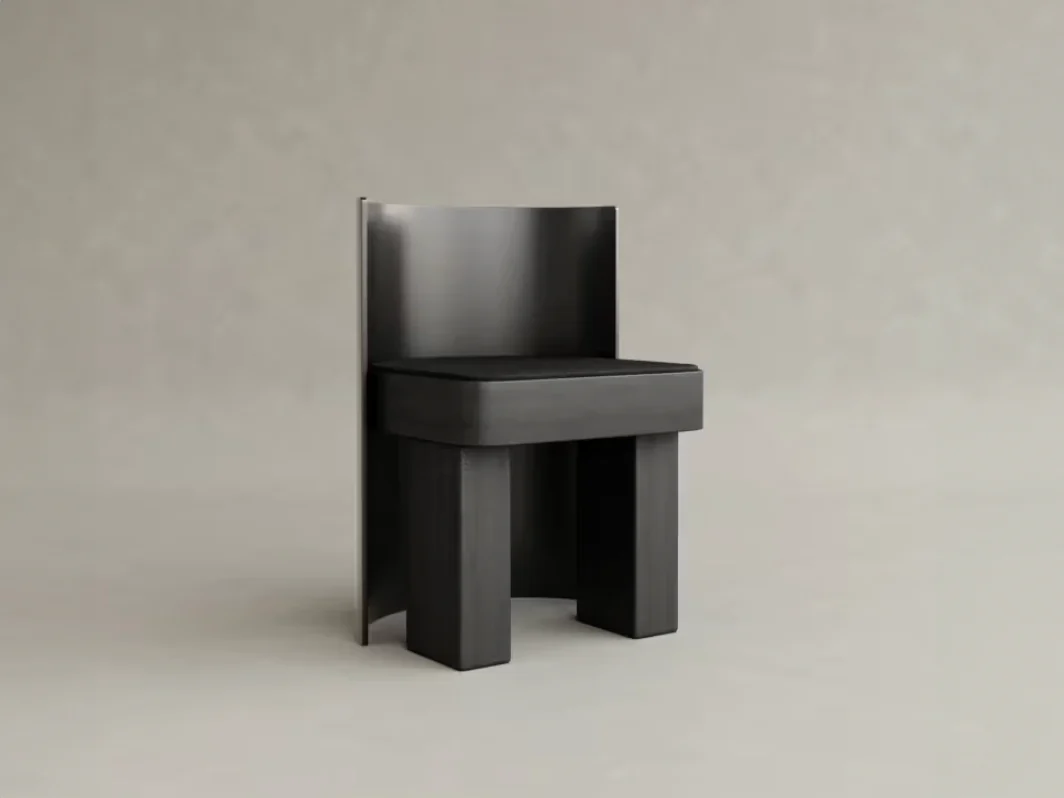 GALERIE NAINOA LIRA CHAIR 02 W21.75" x D20" x H29.75" x SH19" - Image 2