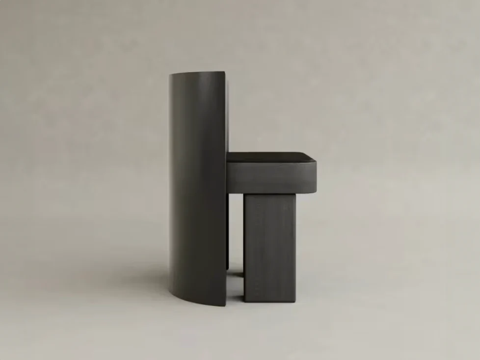 GALERIE NAINOA LIRA CHAIR 02 W21.75" x D20" x H29.75" x SH19" - Image 4