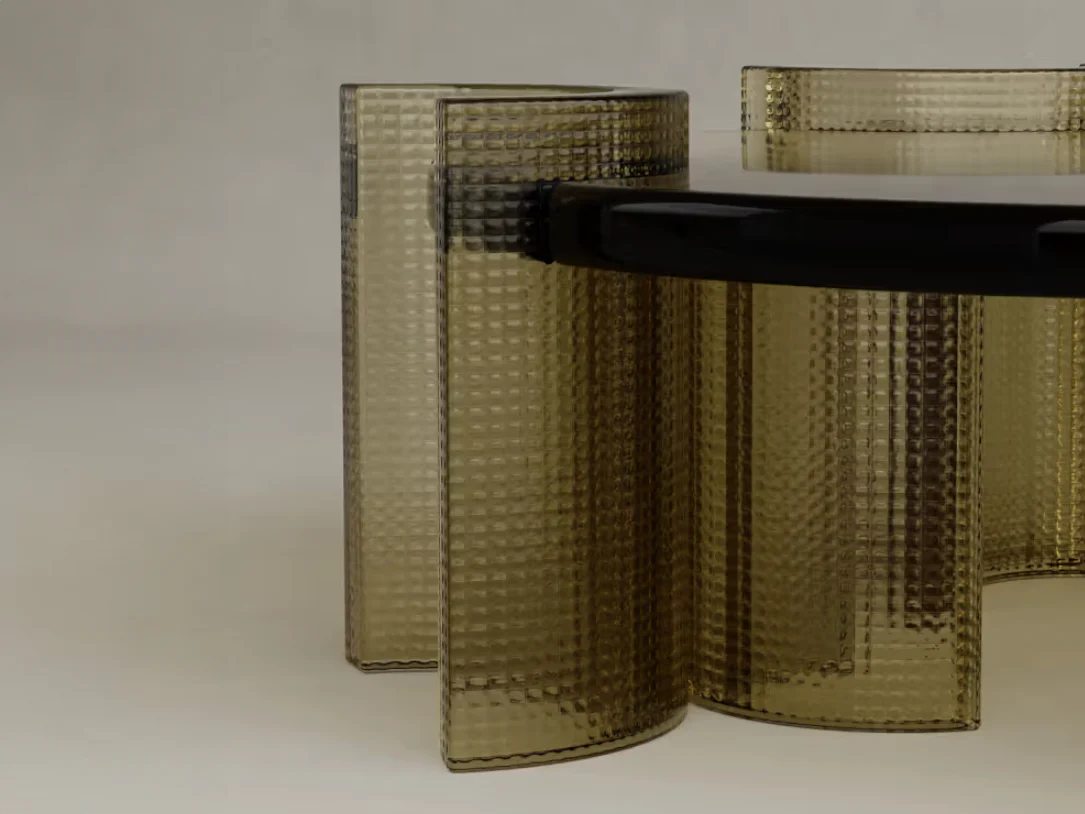GALERIE NAINOA LIRA COFFEE TABLE 02 W43.25" x D42.25" x H15.75" - Image 2