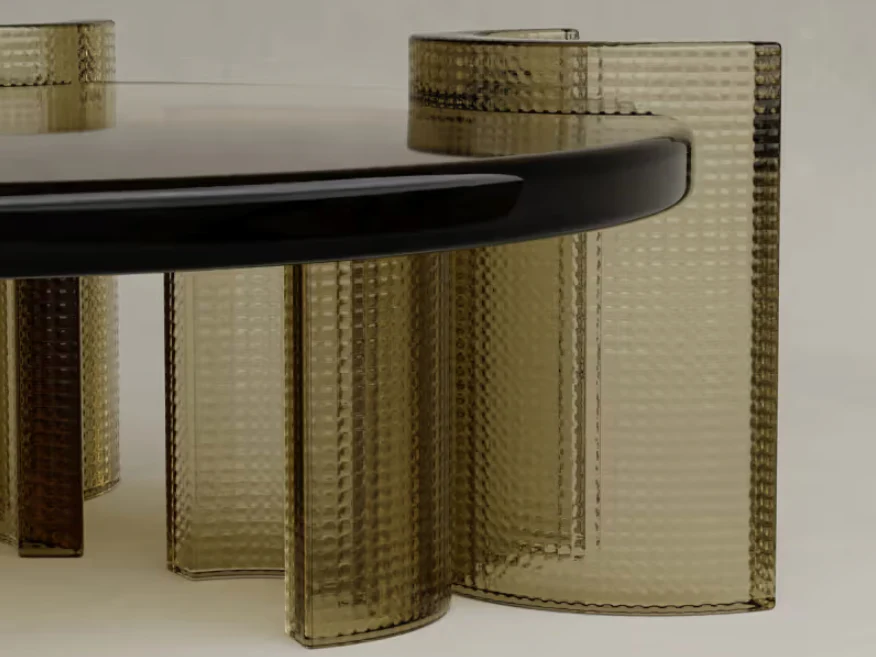 GALERIE NAINOA LIRA COFFEE TABLE 03 W43.25" x D42.25" x H15.75" - Image 4