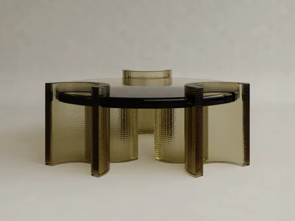 GALERIE NAINOA LIRA COFFEE TABLE 03 W43.25" x D42.25" x H15.75" - Image 5