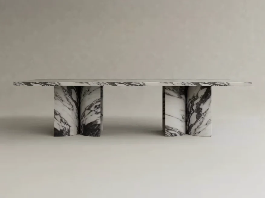 GALERIE NAINOA LIRA DINING TABLE 01 W118" x D53.25" x H29.5"