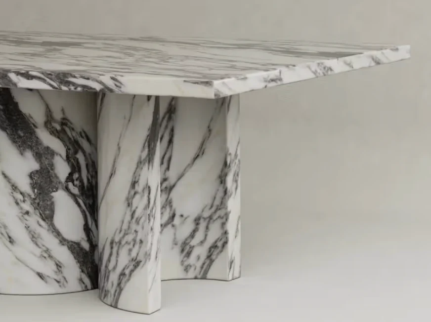 GALERIE NAINOA LIRA DINING TABLE 01 W118" x D53.25" x H29.5" - Image 4