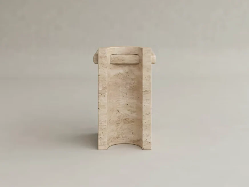 GALERIE NAINOA LIRA SIDE TABLE 01 W13.75" x D19.75" x H21.75" - Image 4