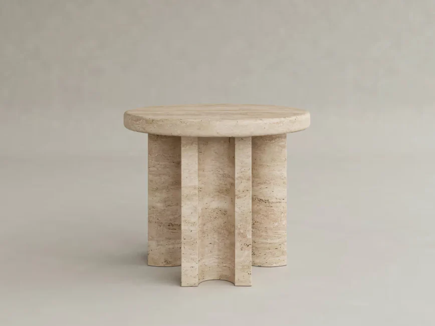 GALERIE NAINOA LIRA SIDE TABLE 02 Ø23.75" x H20"
