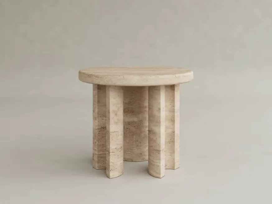 GALERIE NAINOA LIRA SIDE TABLE 02 Ø23.75" x H20" - Image 2