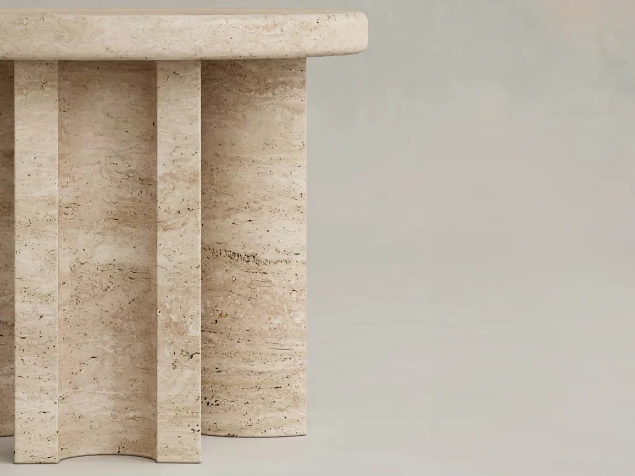 GALERIE NAINOA LIRA SIDE TABLE 02 Ø23.75" x H20" - Image 3
