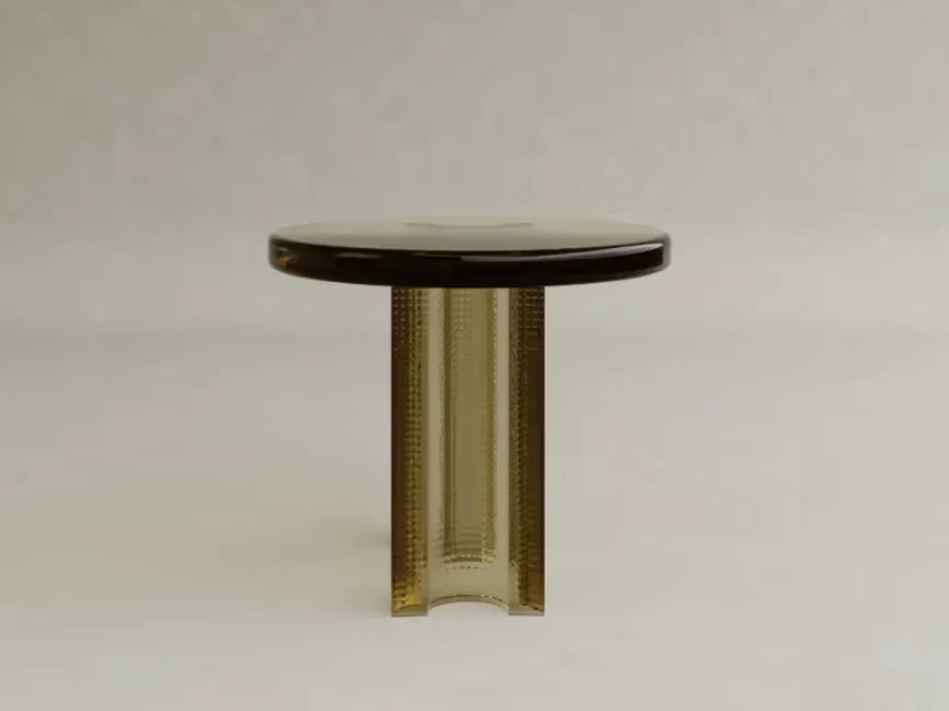 GALERIE NAINOA LIRA SIDE TABLE 03 Ø23.75" x H20" - Image 3