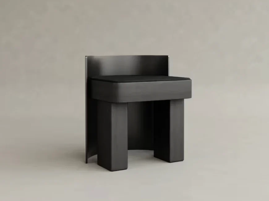 GALERIE NAINOA LIRA STOOL 02 W21.75" x D20" x H23.25" x SH19" - Image 2