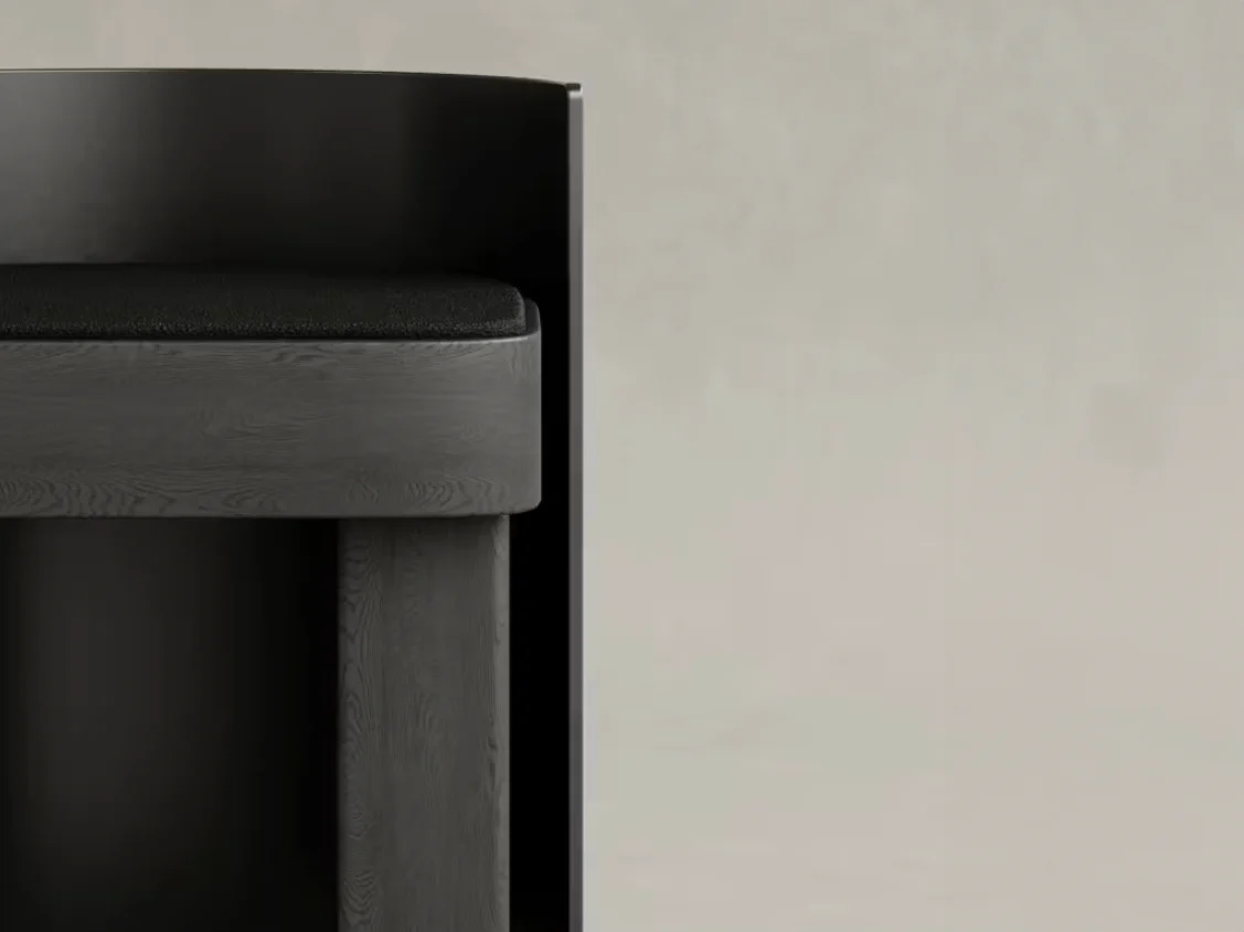 GALERIE NAINOA LIRA STOOL 02 W21.75" x D20" x H23.25" x SH19" - Image 4