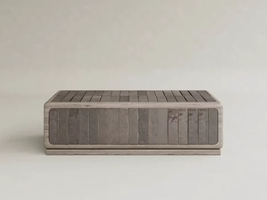 GALERIE NAINOA LUME COFFEE TABLE 02 W47.75" x D21.75" x H14"