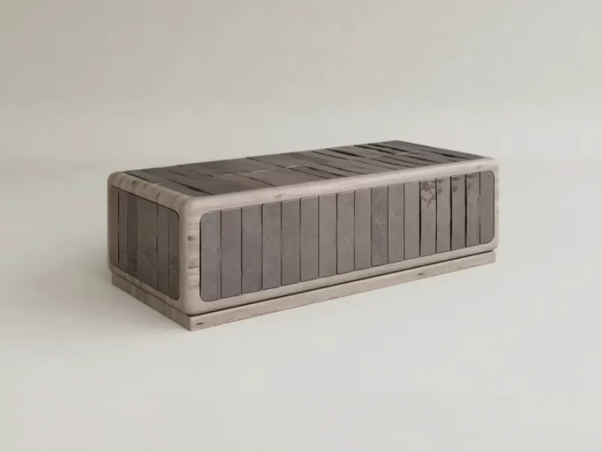 GALERIE NAINOA LUME COFFEE TABLE 02 W47.75" x D21.75" x H14" - Image 2