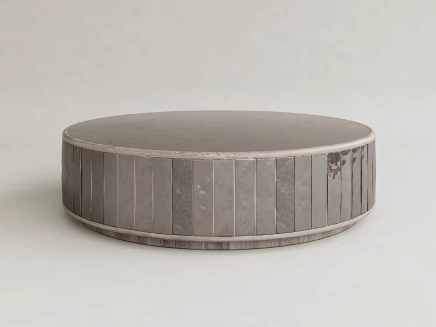 GALERIE NAINOA LUME COFFEE TABLE 03 Ø48" x H12.75"