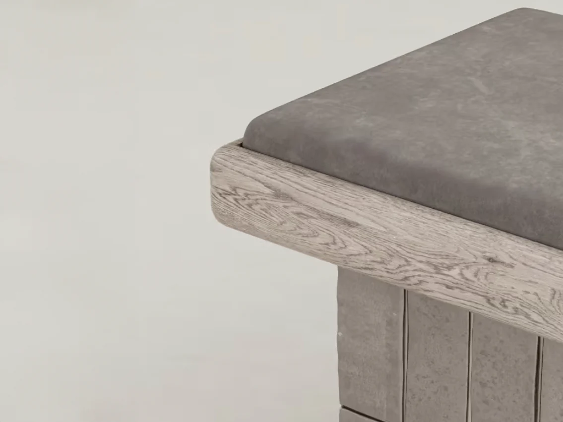 GALERIE NAINOA LUME STOOL 01 W17" x D17" x H17.5" - Image 2
