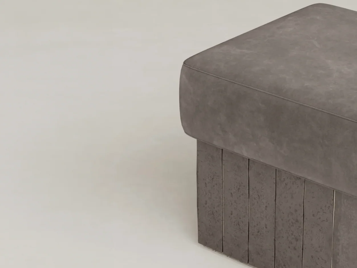 GALERIE NAINOA LUME STOOL 02 W21.5" x D18.75" x H16.75" - Image 2