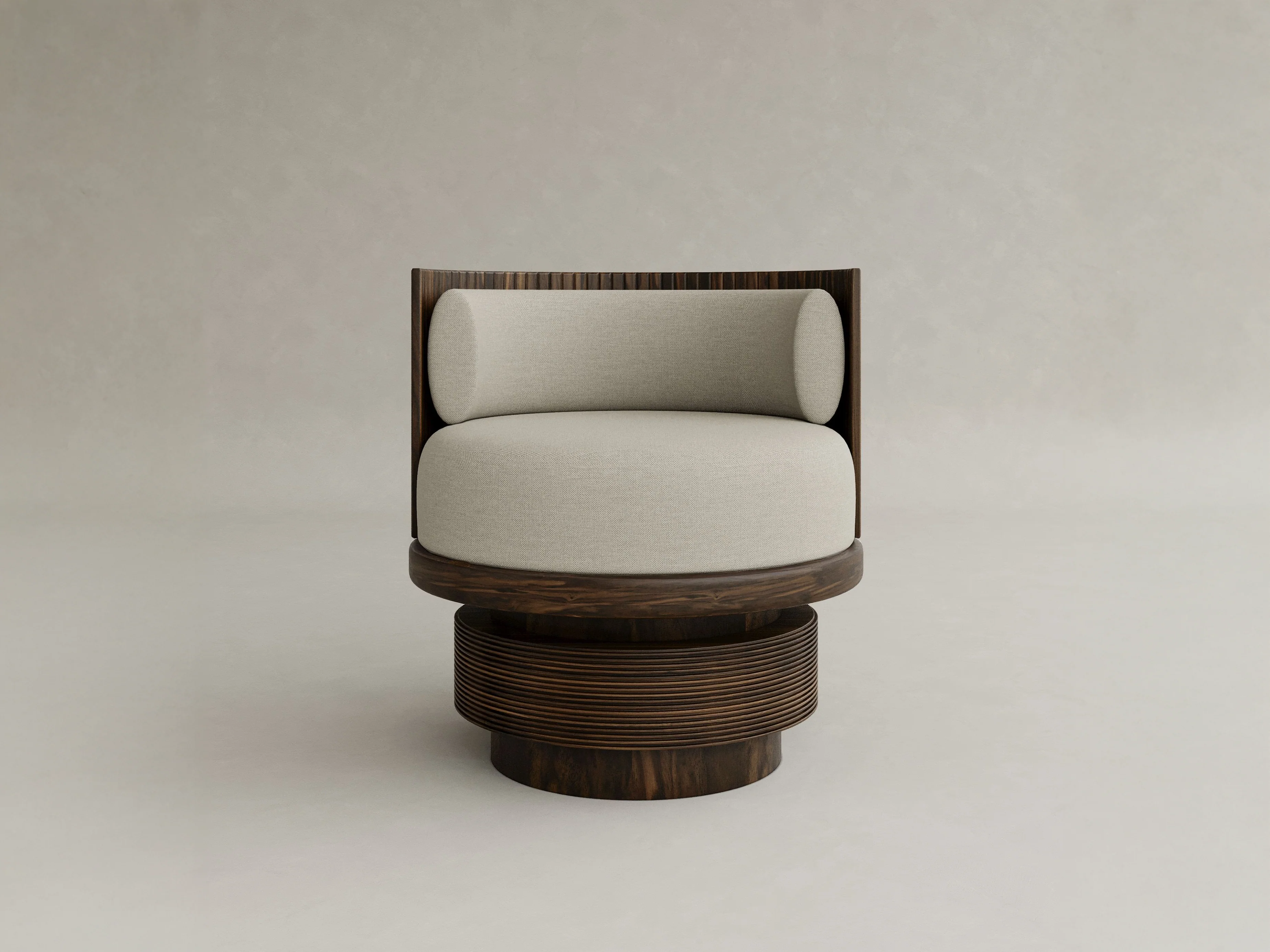 GALERIE NAINOA TORU ARMCHAIR 02 W25.5" x D25.25" x H27.25" x SH18.75"