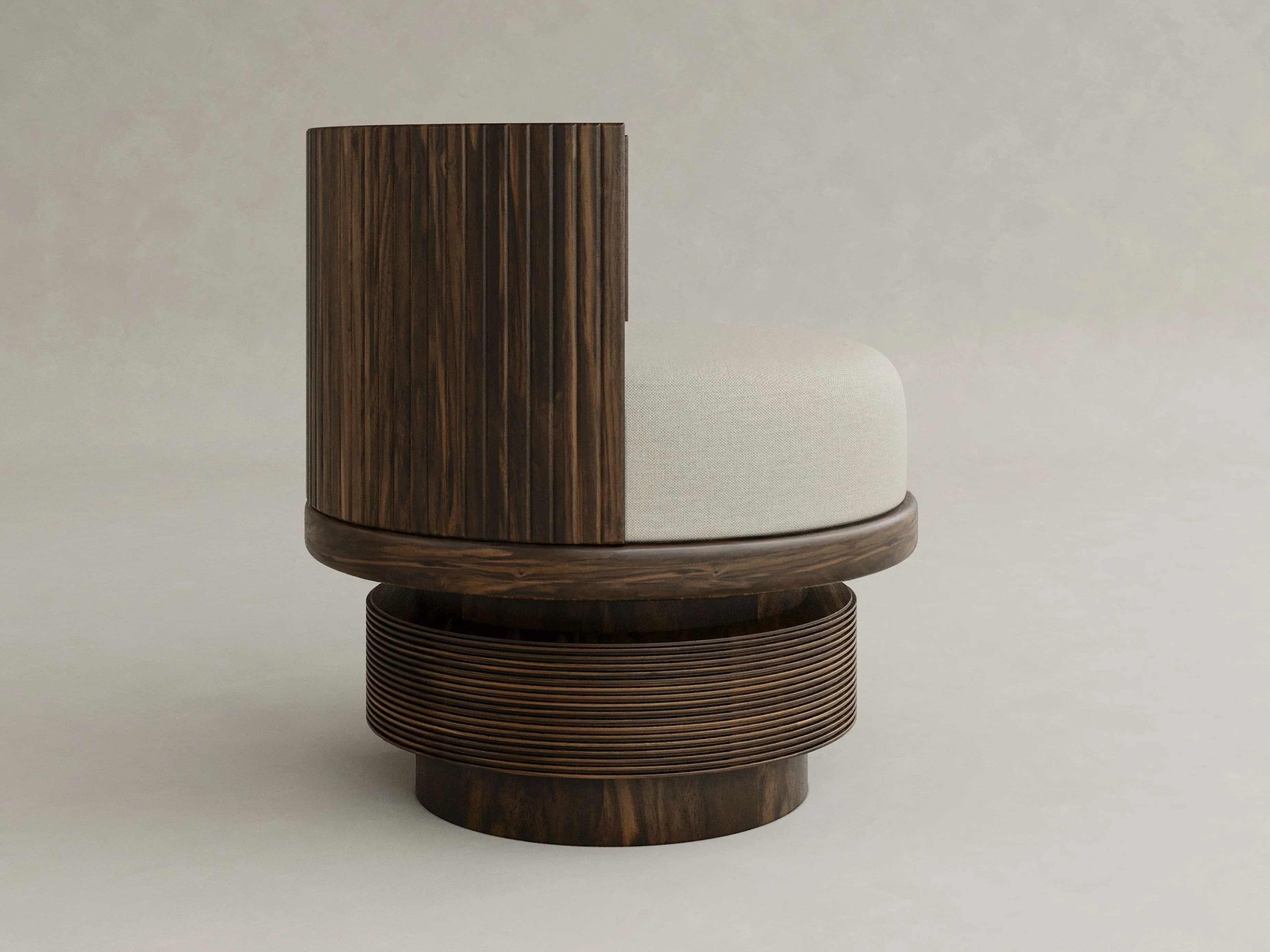 GALERIE NAINOA TORU ARMCHAIR 02 W25.5" x D25.25" x H27.25" x SH18.75" - Image 2