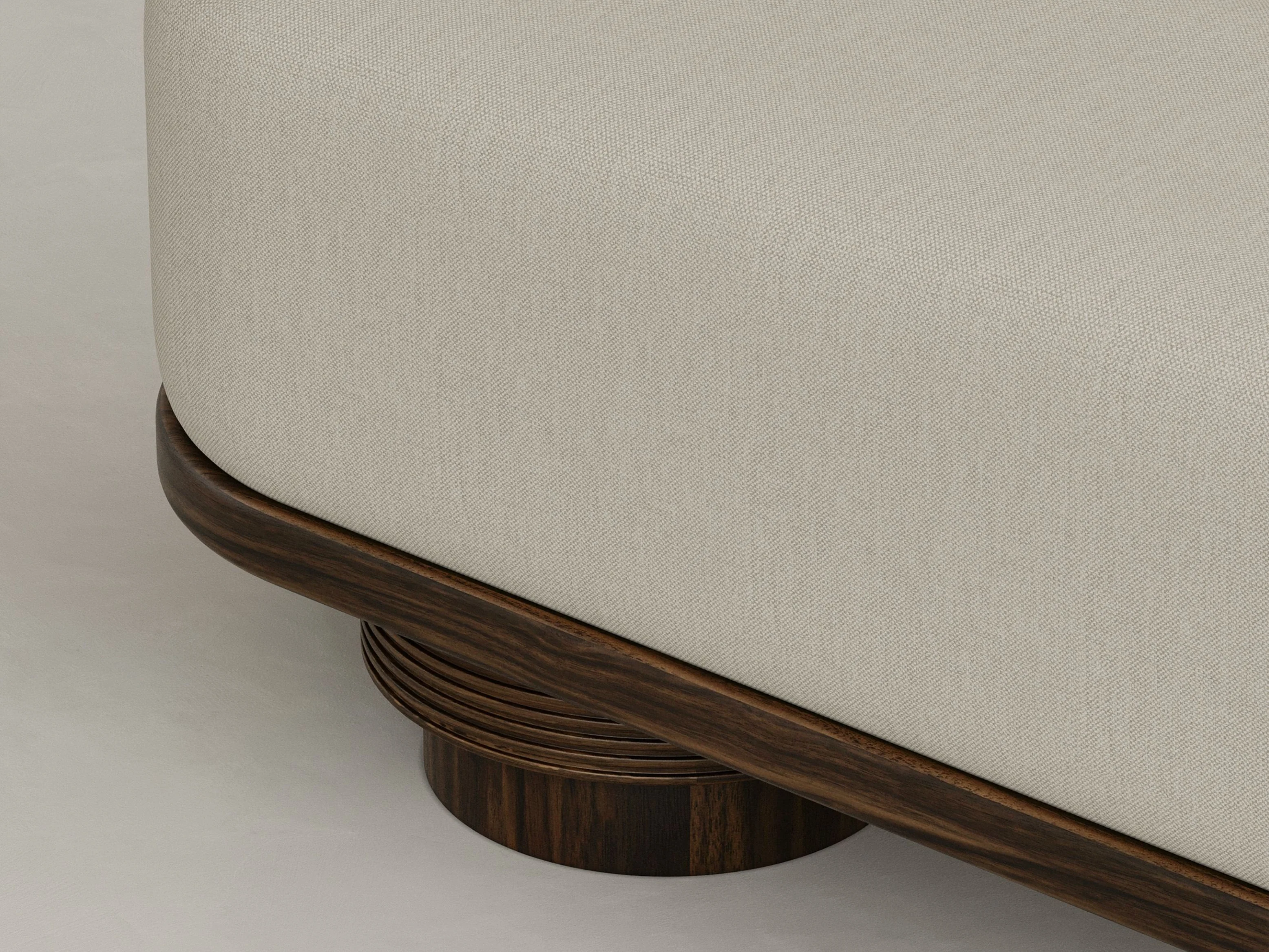 GALERIE NAINOA TORU BENCH 01 W19.75" x D16.25" x H37.5" x SH29.5" - Image 2