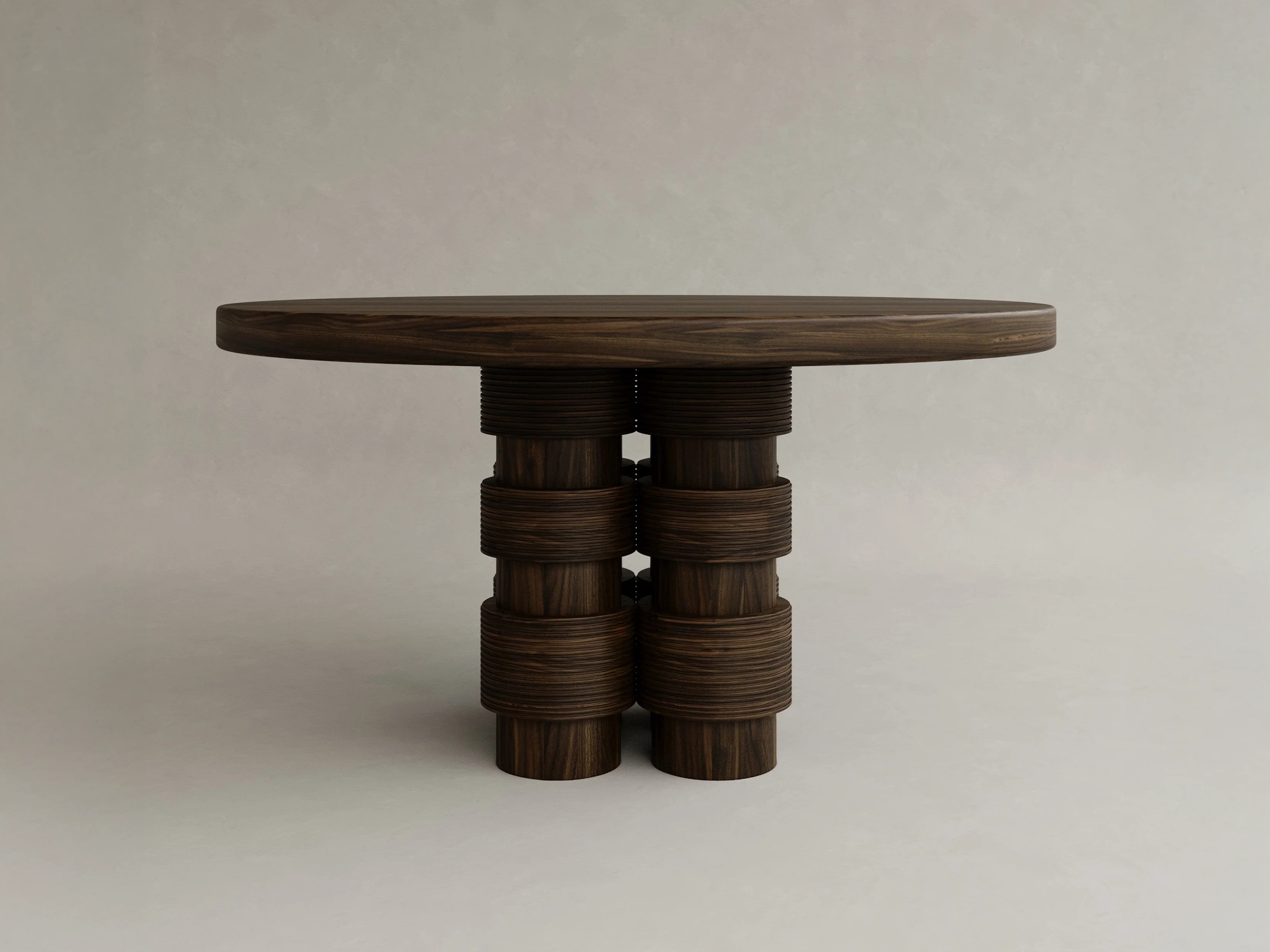GALERIE NAINOA TORU DINING TABLE 02 W57.5" x D57.5" x H30"