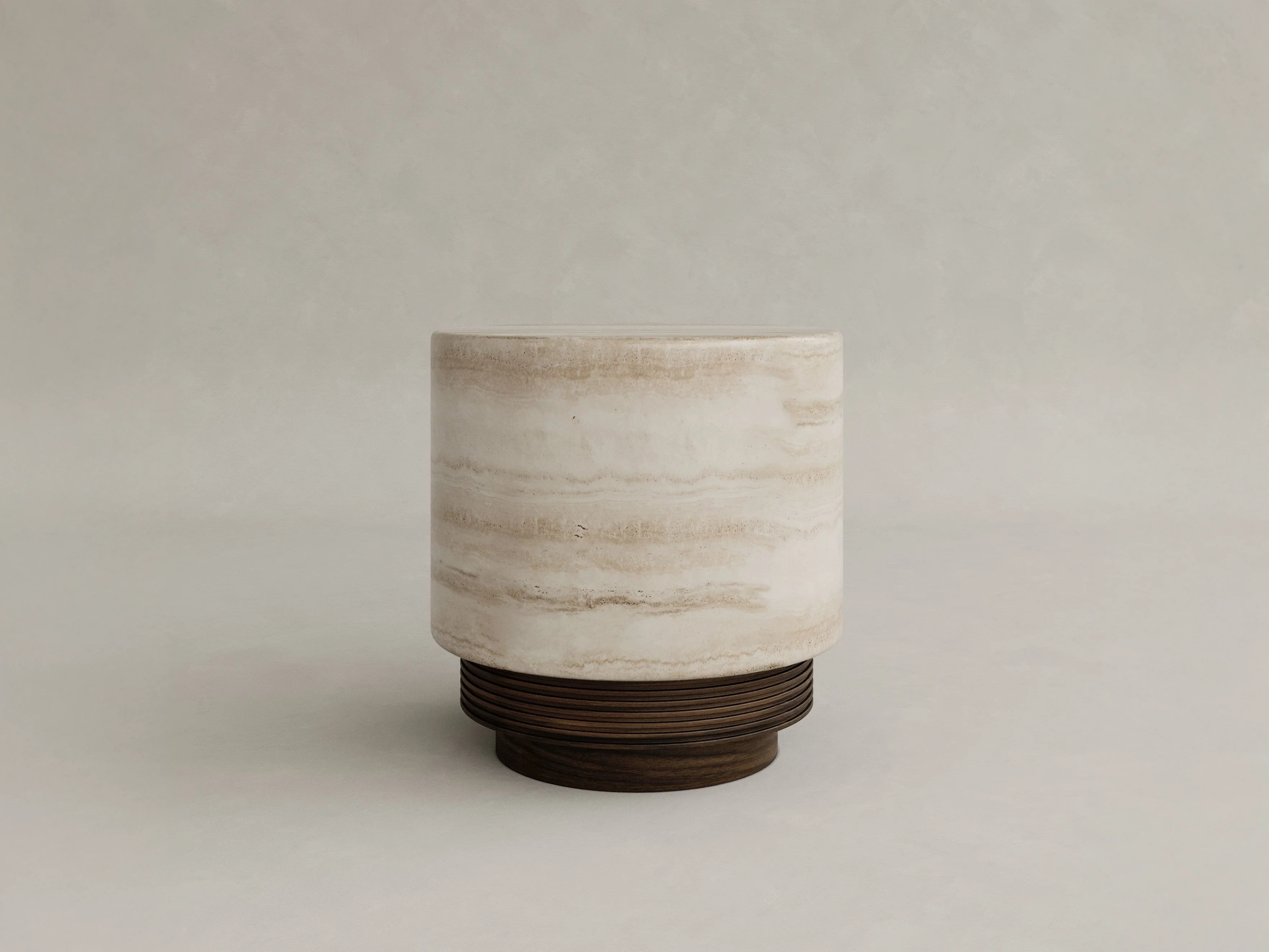 GALERIE NAINOA TORU SIDE TABLE 01 W16.5" x D16.5" x H16.75"