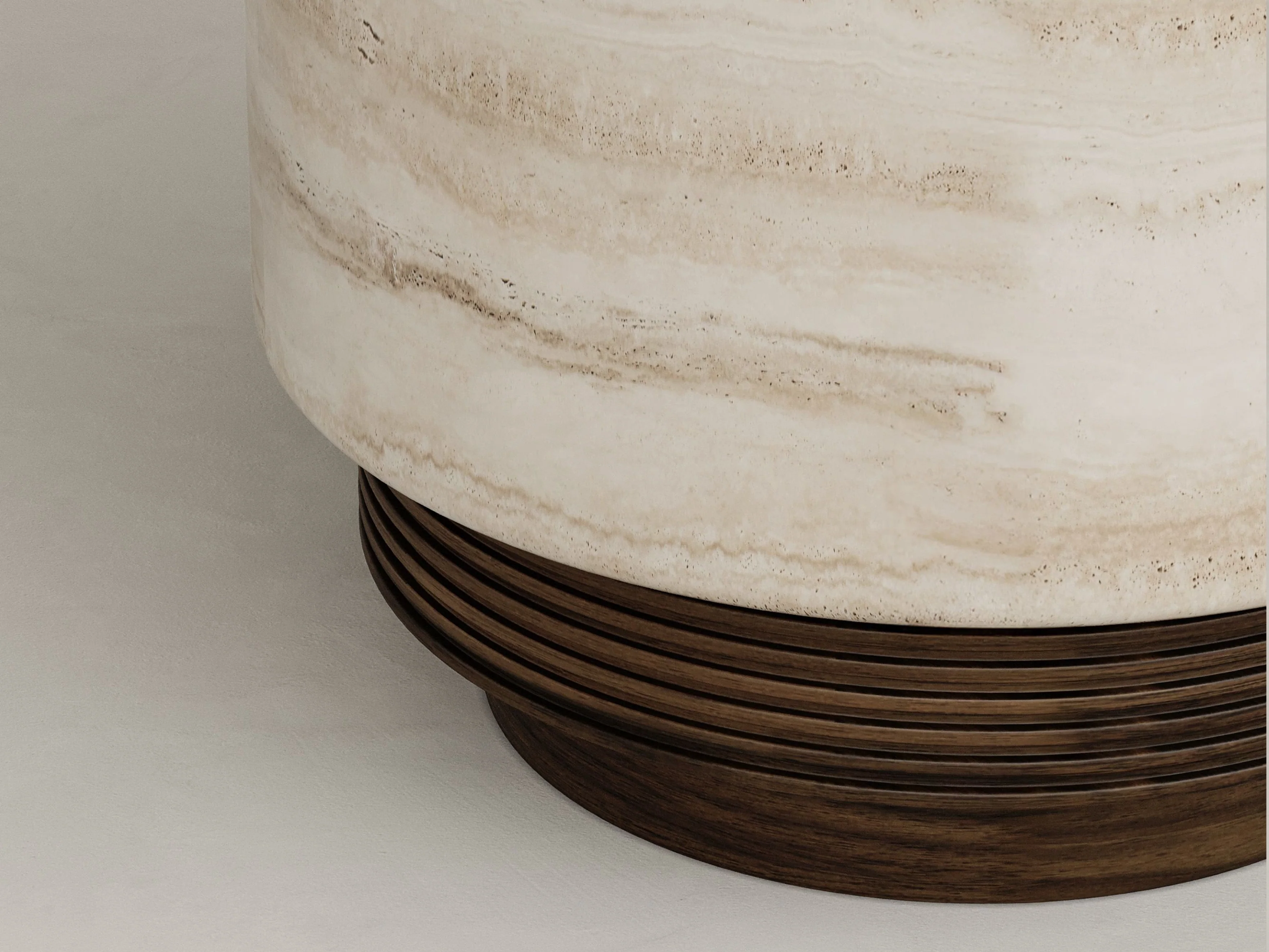 GALERIE NAINOA TORU SIDE TABLE 01 W16.5" x D16.5" x H16.75" - Image 2