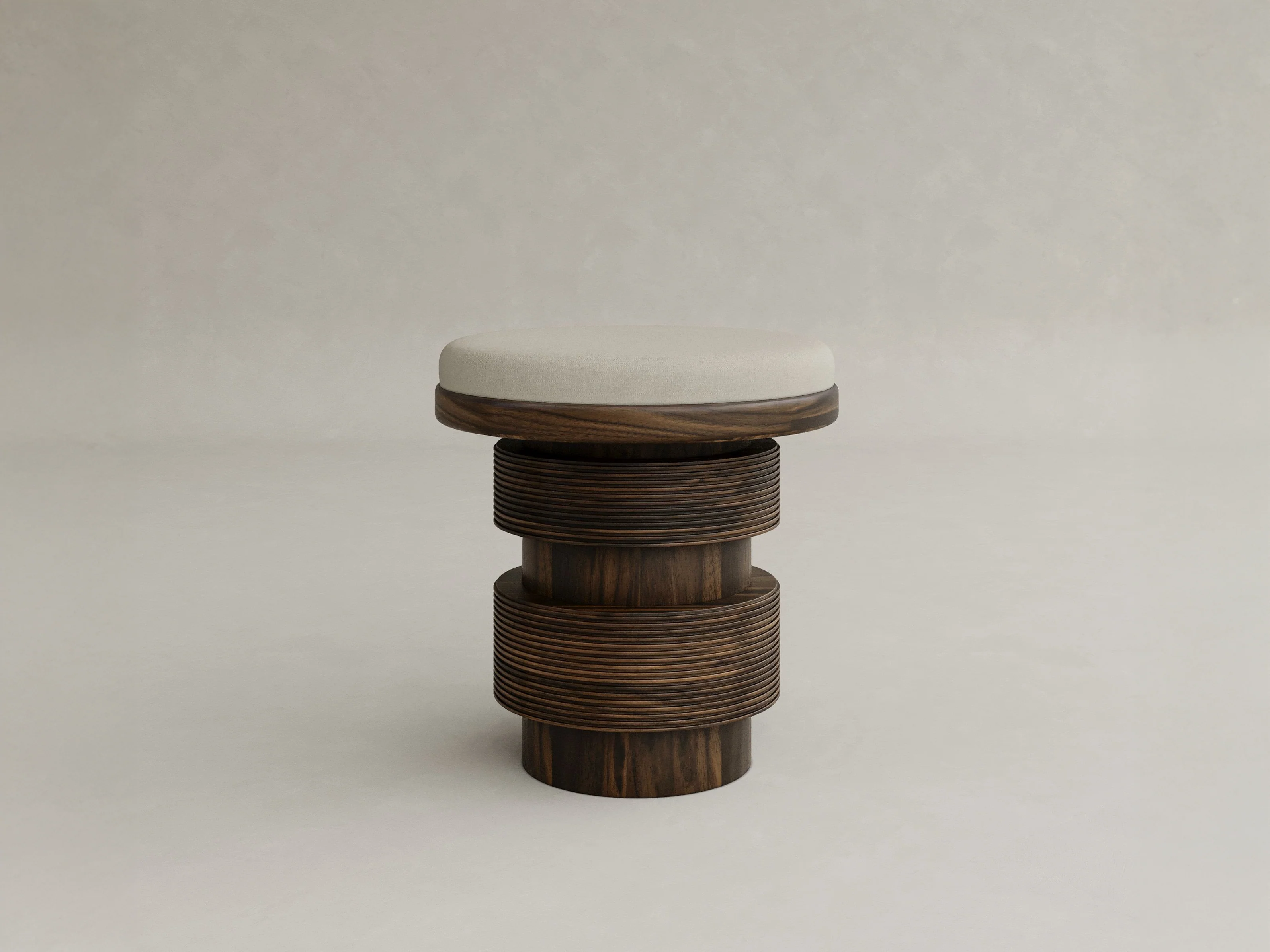 GALERIE NAINOA TORU STOOL 02 W19.5" x D19.5" x H26.75"