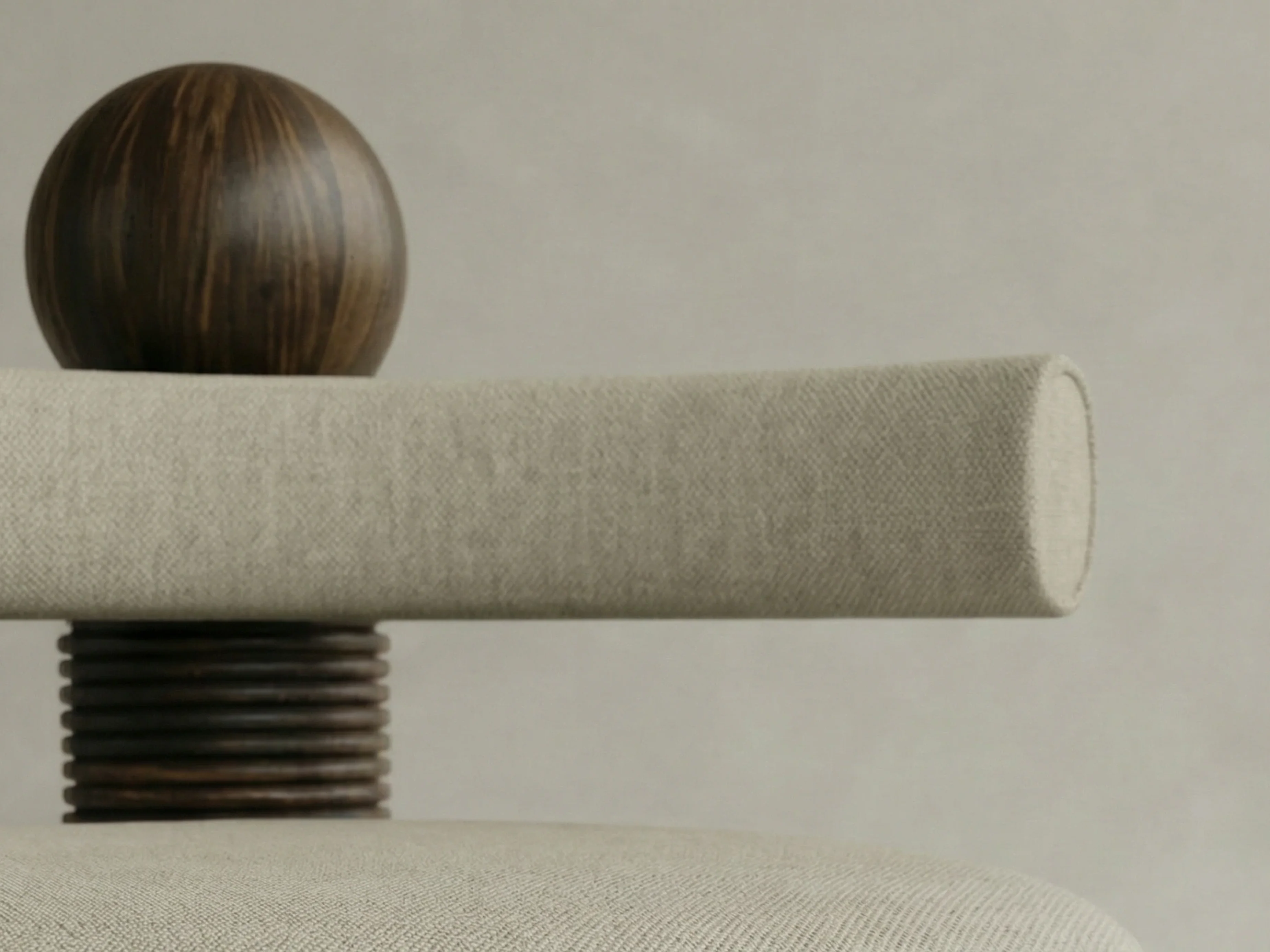 GALERIE NAINOA TORU STOOL 03 W17.75" x D21.25" x H28.5" x SH19.75" - Image 2