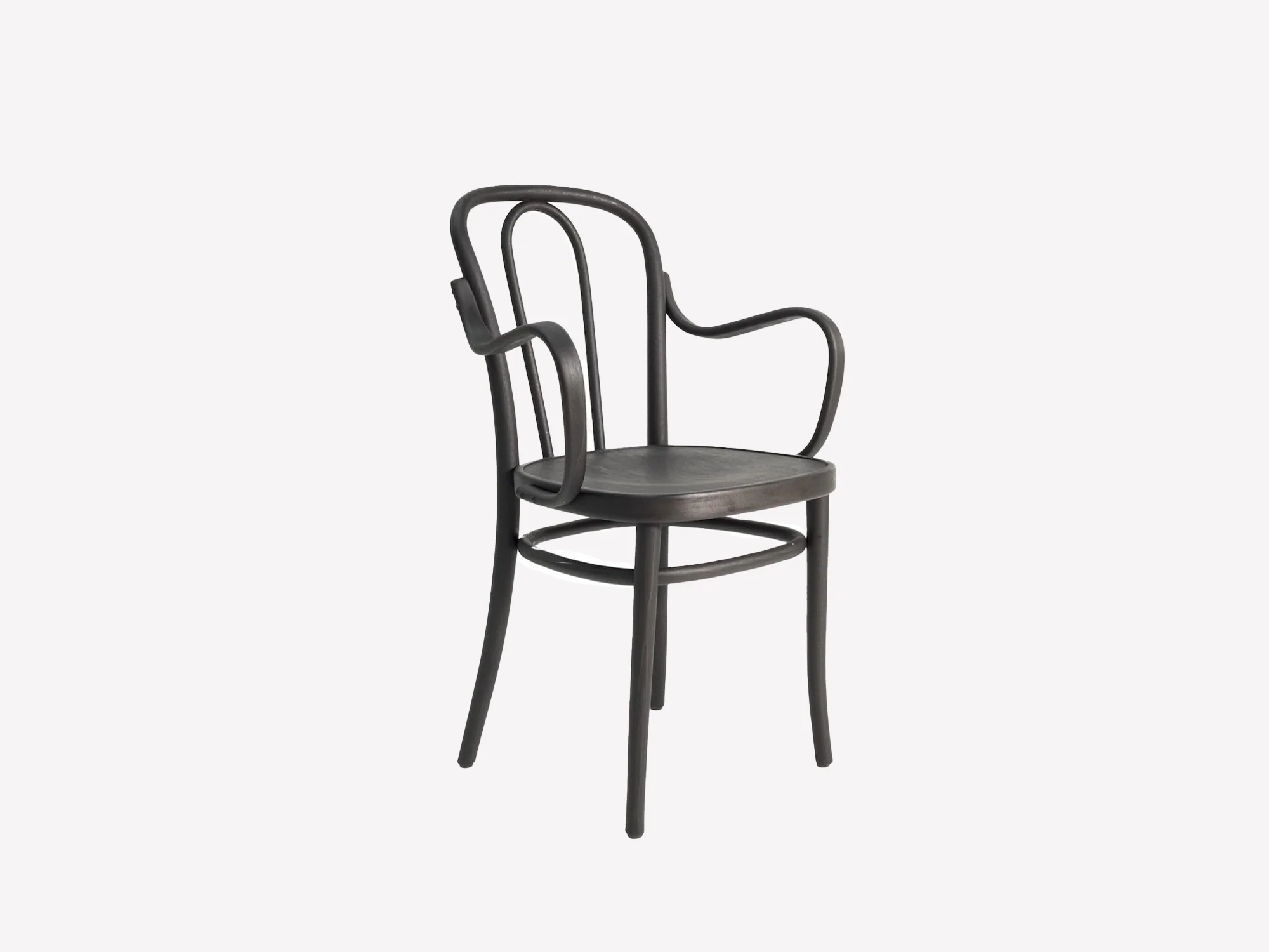 GEMLA VIENNA DINING ARMCHAIR / WOODEN SEAT H34.6" x W21.7" x D22.4" x SH18.5"