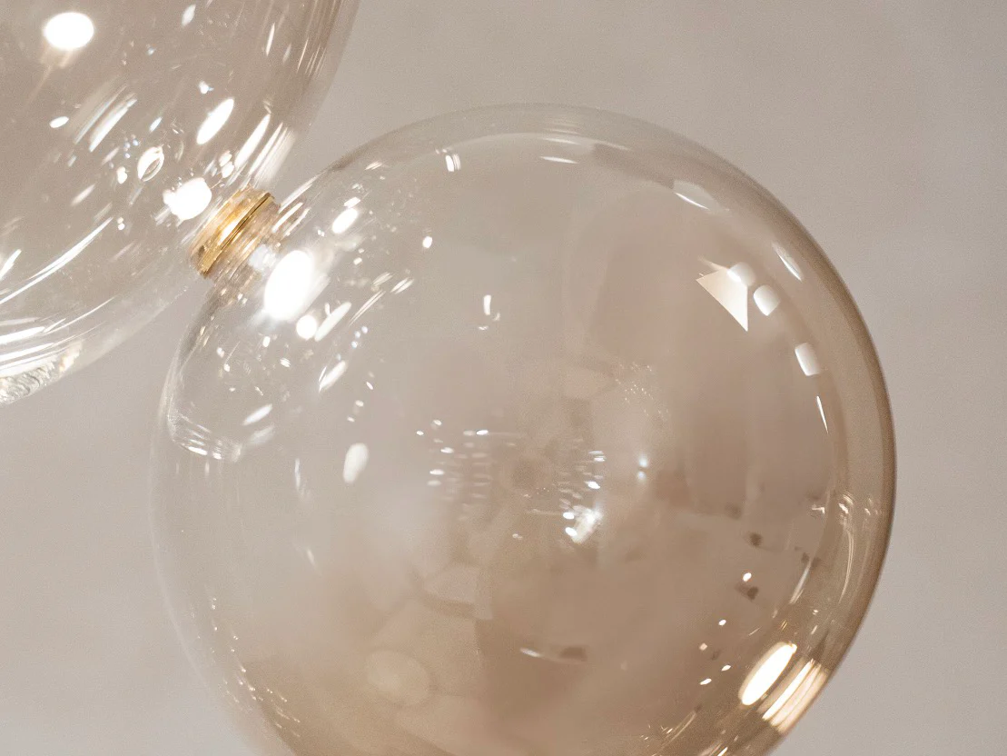 GIOPATO & COOMBES BOLLE CIRCULAR CHANDELIER 34 BUBBLES Ø41.5" x H49" - Image 4