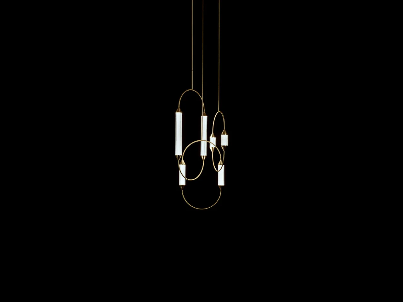 GIOPATO & COOMBES CIRQUE WEAVE CHANDELIER - Image 2