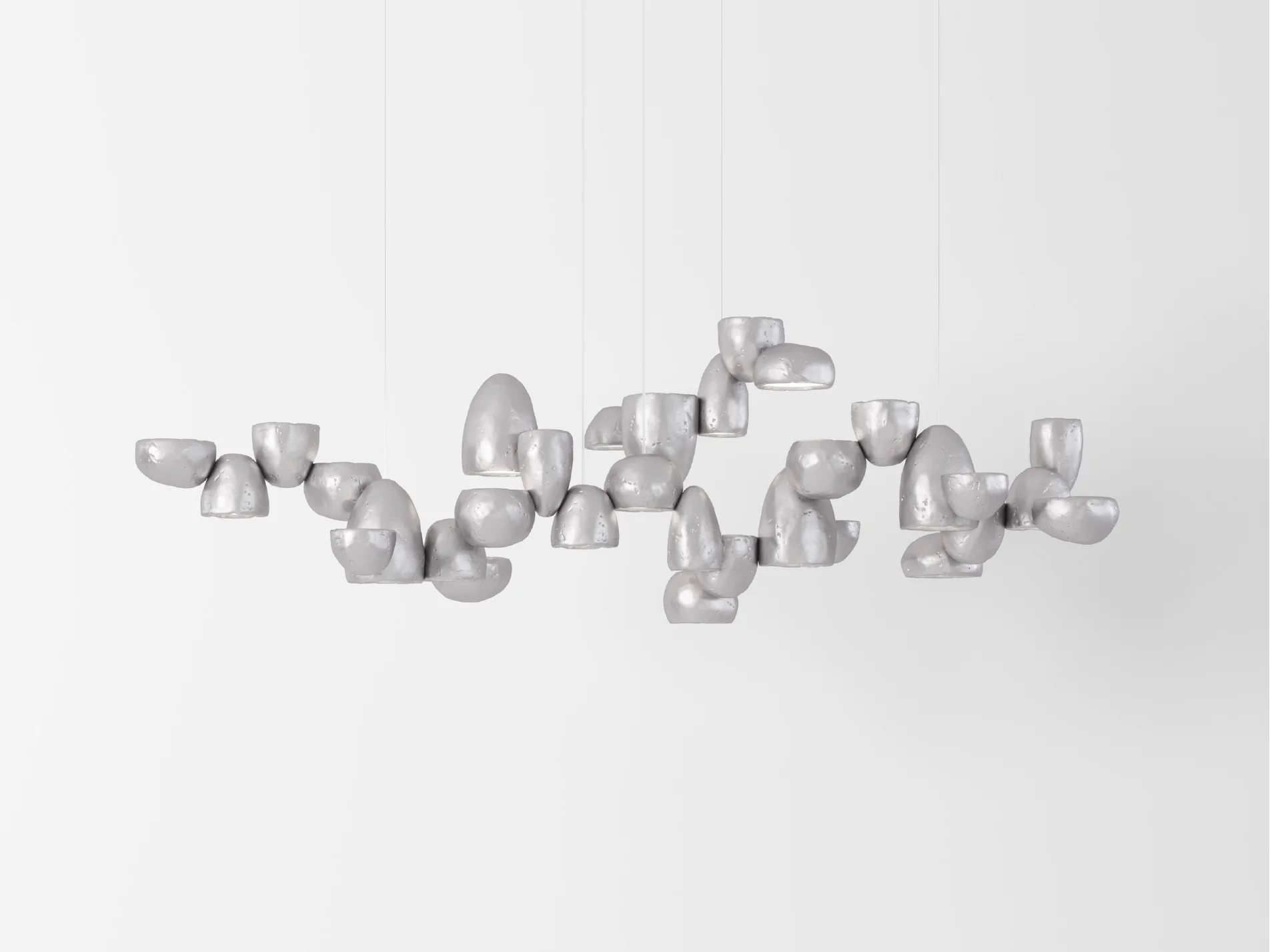 GIOPATO & COOMBES SCARABEI CHANDELIER LINEAR 155 W60.2" x D16.9" x H18.5"
