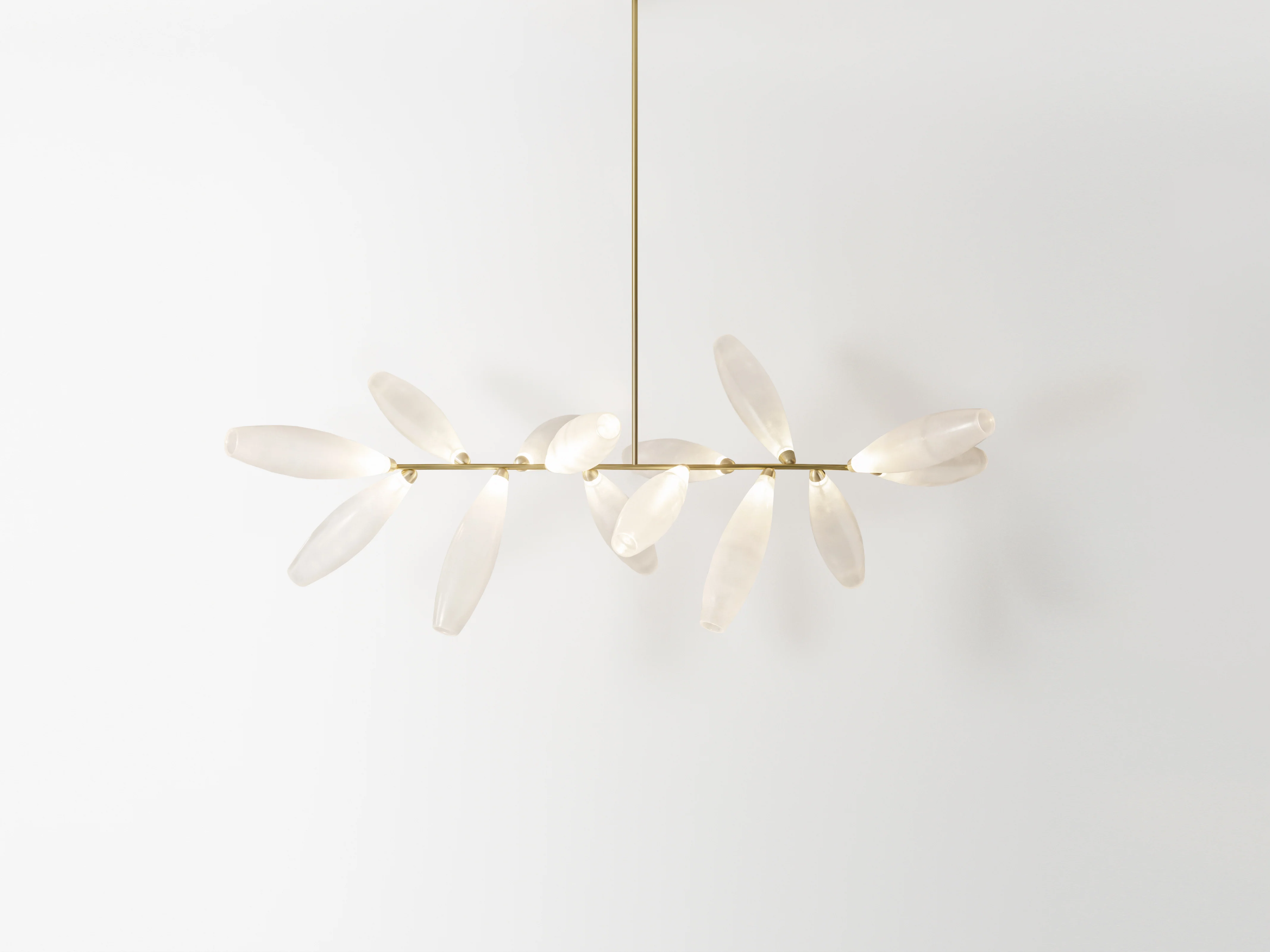 GIOPATO & COOMBES GEM BRANCH CHANDELIER 14 W72" x D31" x H31"
