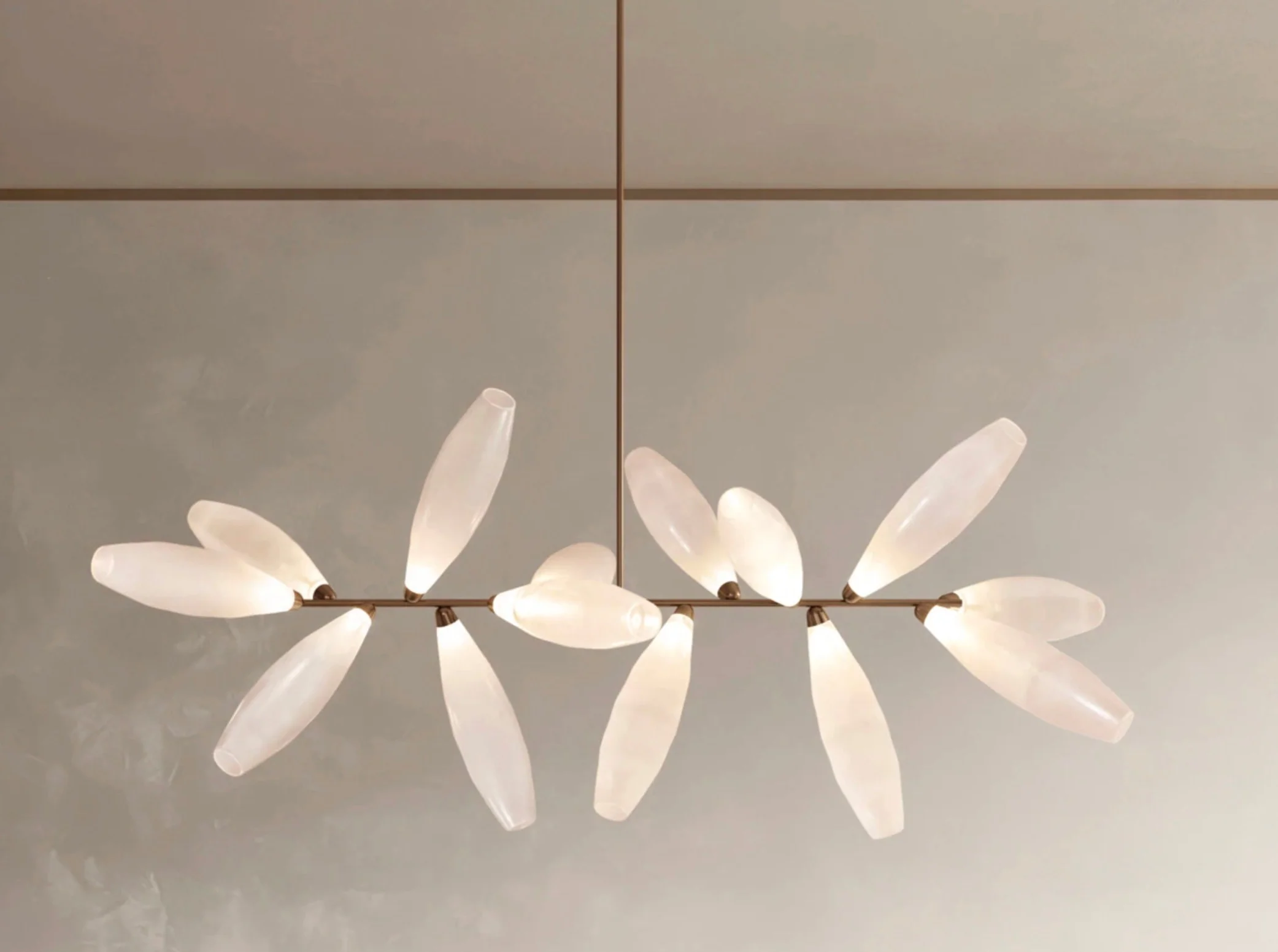 GIOPATO & COOMBES GEM BRANCH CHANDELIER 14 W72" x D31" x H31" - Image 2