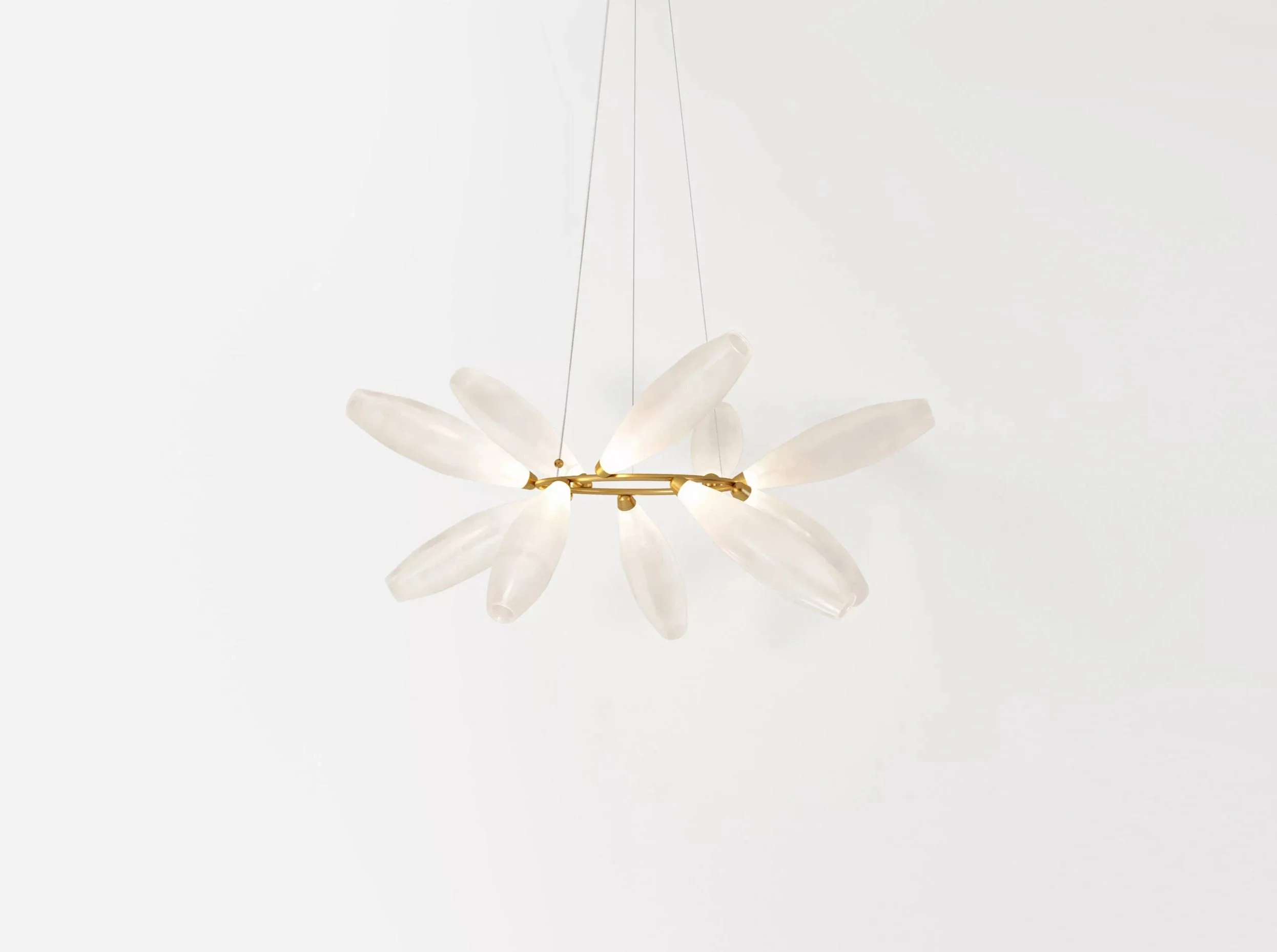 GIOPATO & COOMBES GEM RING CHANDELIER 10 Ø46" x H24"