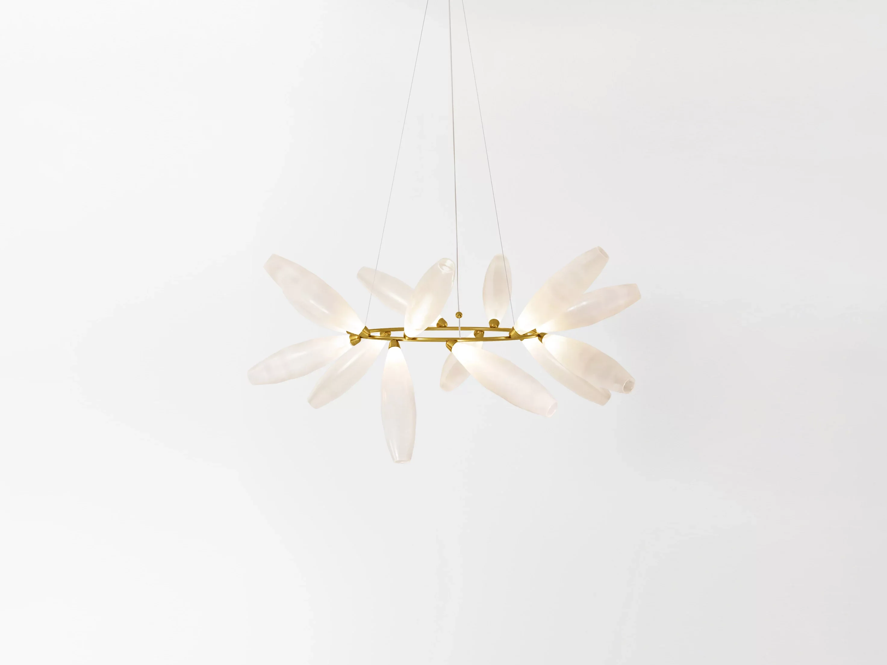 GIOPATO & COOMBES GEM RING CHANDELIER 14 Ø56" x H27.5"