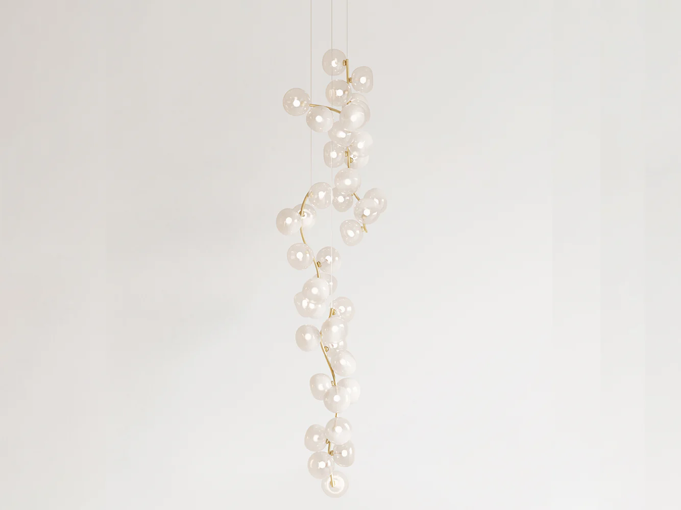 GIOPATO & COOMBES MAEHWA CHANDELIER CASCADE 39 W57 x D67 x H89.7"