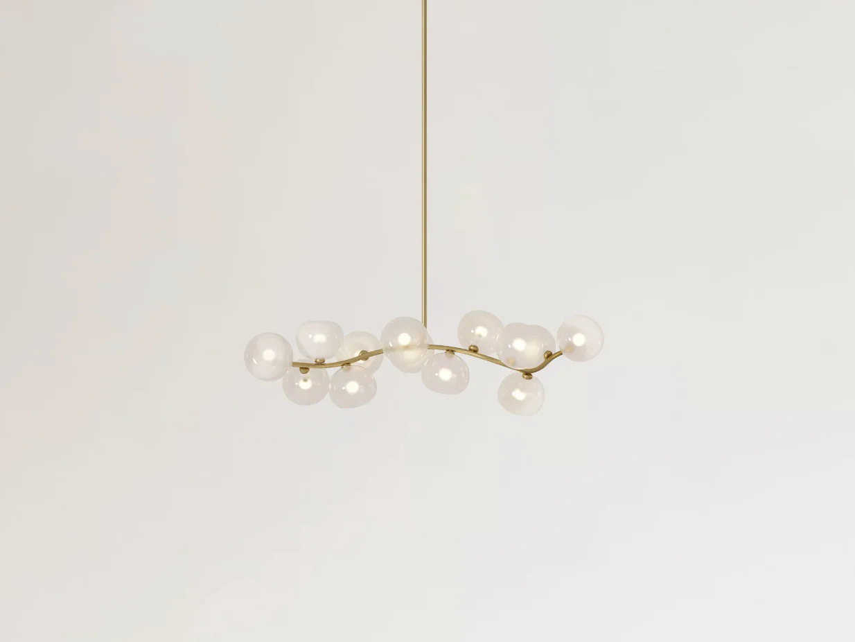 GIOPATO & COOMBES MAEHWA CHANDELIER ARMATURE 13 L40.5" x D13"x H12"