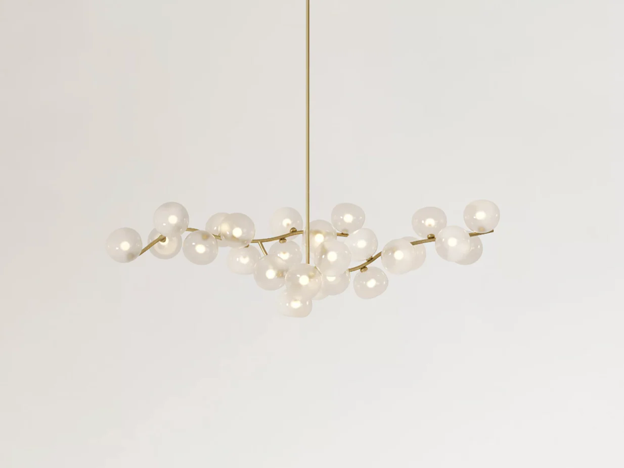 GIOPATO & COOMBES MAEHWA CHANDELIER ARMATURE 27 L59" x D22.5"x H18"