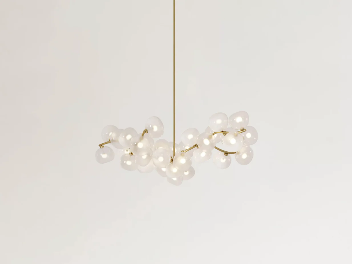 GIOPATO & COOMBES MAEHWA CHANDELIER ARMATURE 41 L50" x D45.5"x H14.5"