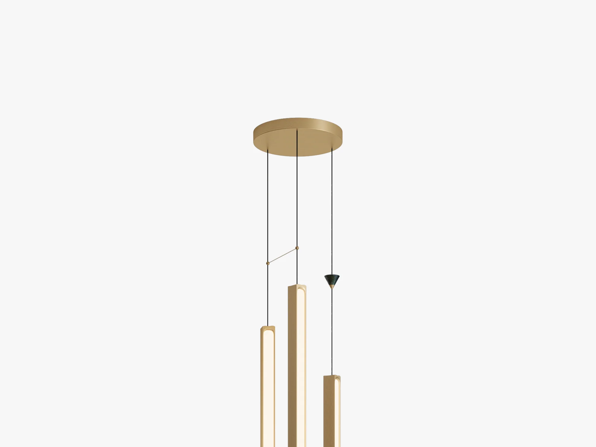 GIOPATO & COOMBES MILKY WAY CHANDELIER VERTICAL 165 Ø16.5" x 55" - Image 2